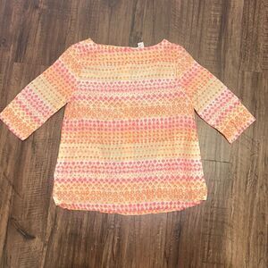 Crewcuts (J Crew) Girls Colorful Top, Size 6/7